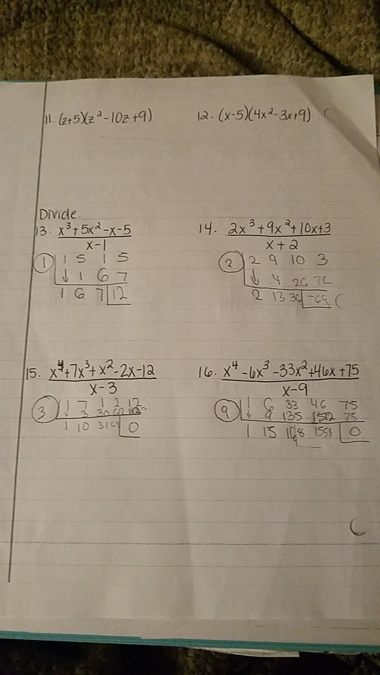 Solved Can somebody check my work and correct me... I have | Chegg.com