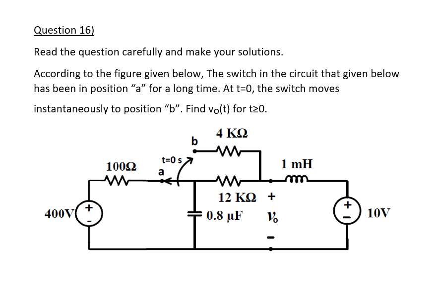 Solved Read the question carefully and make your solutions. | Chegg.com