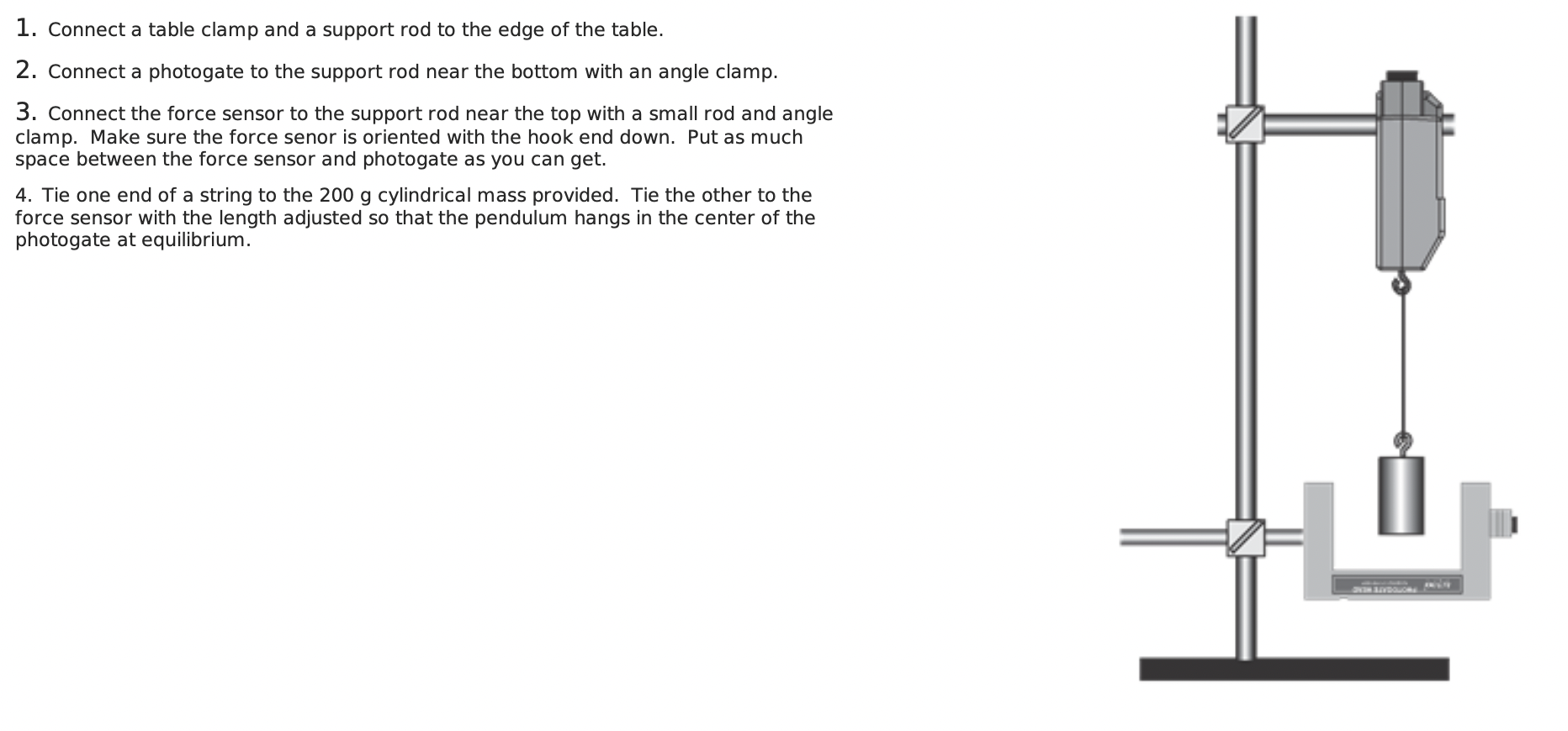 experiment on centripetal force