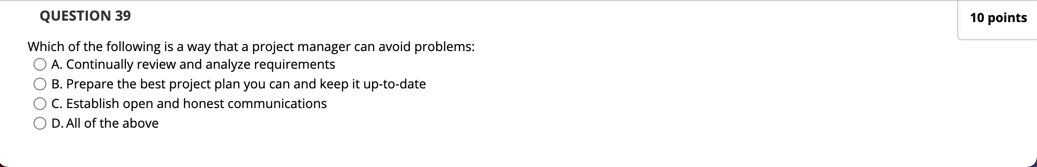 Solved QUESTION 35 10 points Which one of the following is | Chegg.com