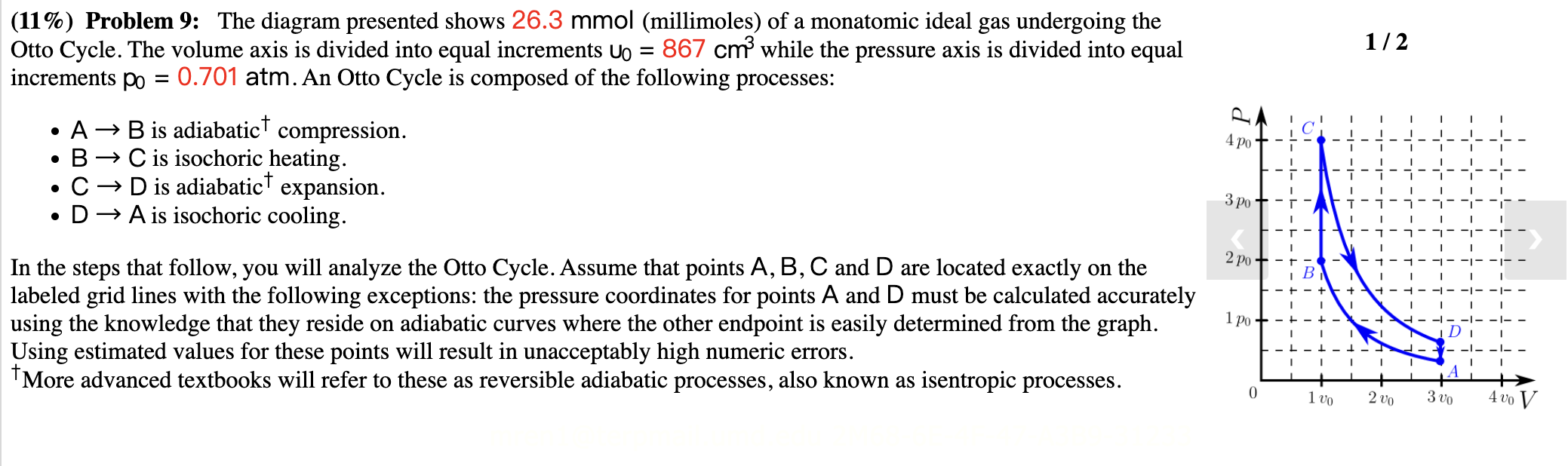 (11\%) Problem 9: The Diagram Presented Shows | Chegg.com