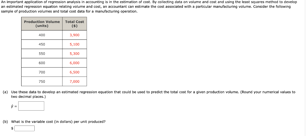 solved-an-important-application-of-regression-analysis-in-chegg