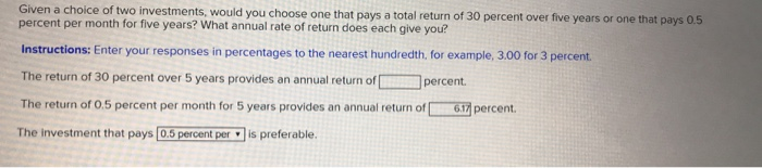 Solved Assuming that the current interest rate is 3 percent, | Chegg.com