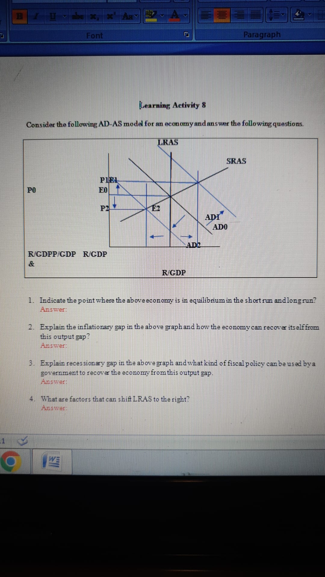 learning activity 8 applied research questions