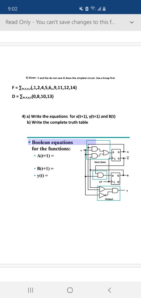 Solved 9 02 Read Only You Can t Save Changes To This F Chegg