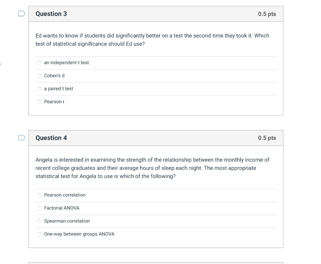 Solved Statistical Significance Refers To Which Of The | Chegg.com