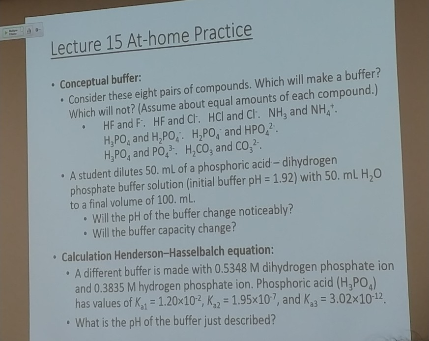 Solved Lecture 15 Athome Practice Conceptual buffer