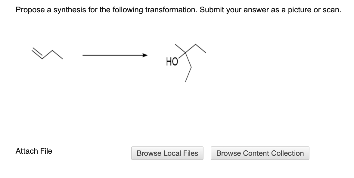 Solved Propose a synthesis for the following transformation. | Chegg.com