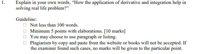 Solved 1. Explain in your own words, "How the application of | Chegg.com