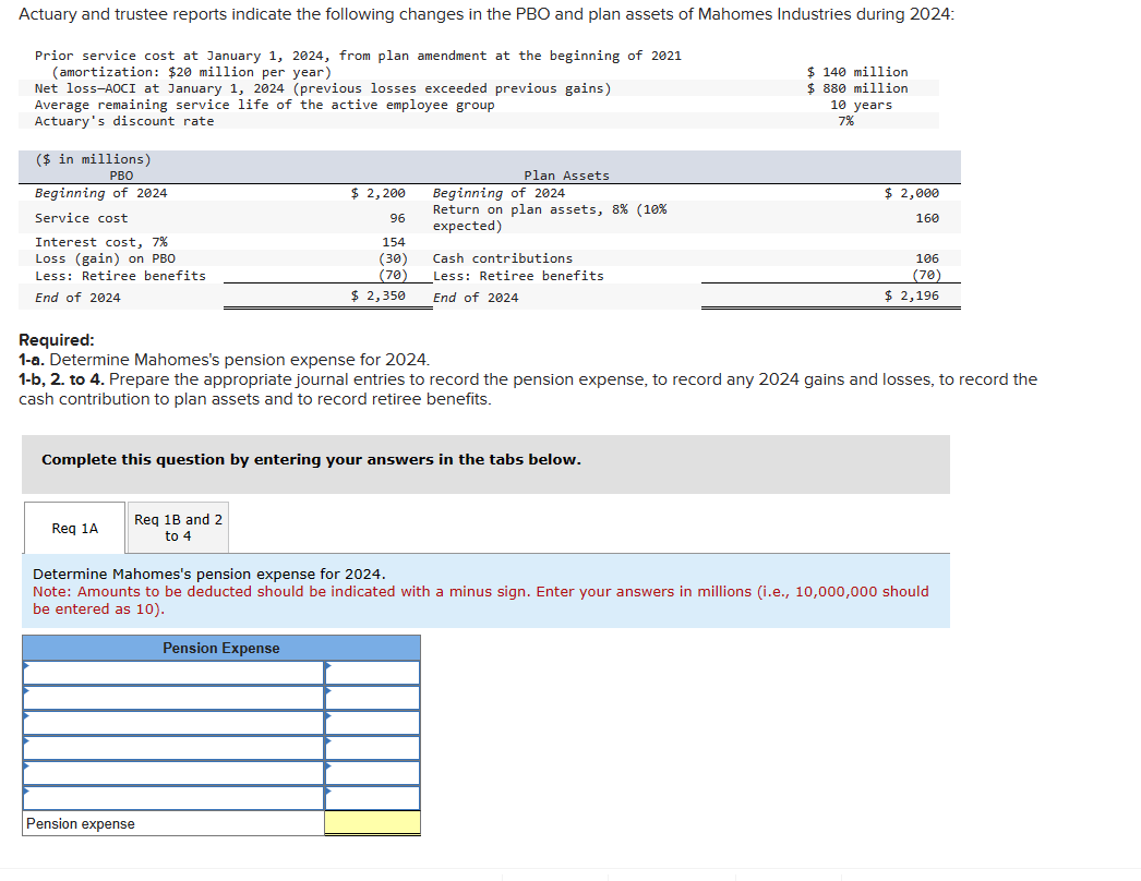 Solved Prior Service Cost At January 1 2024 From Plan Chegg Com   PhpjW79Ep