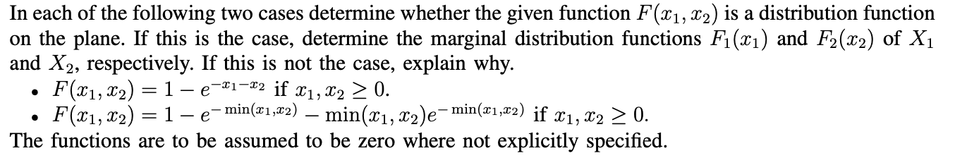 Solved In each of the following two cases determine whether | Chegg.com