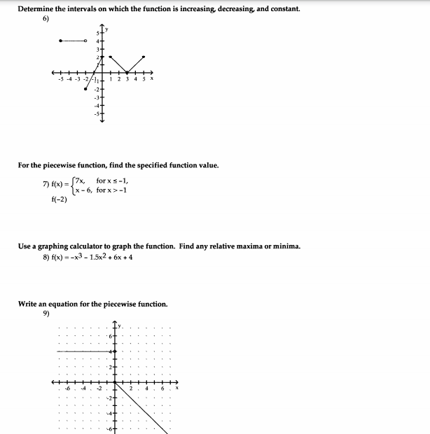 Solved Determine the intervals on which the function is | Chegg.com