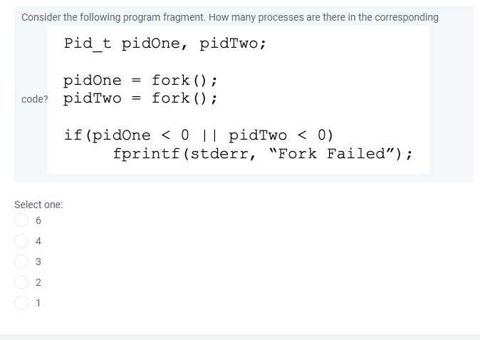 Solved Consider the following program fragment. How many | Chegg.com