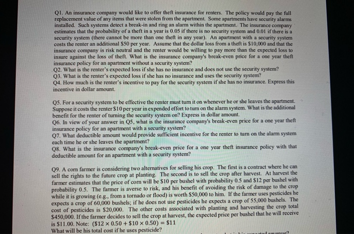 Solved i need help with 6,7,8,9 and blow i have posted the | Chegg.com