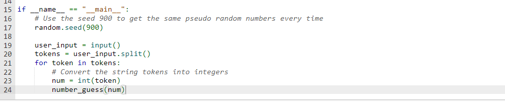 Solved 9.9 LAB: Guess the random number Given the code that | Chegg.com