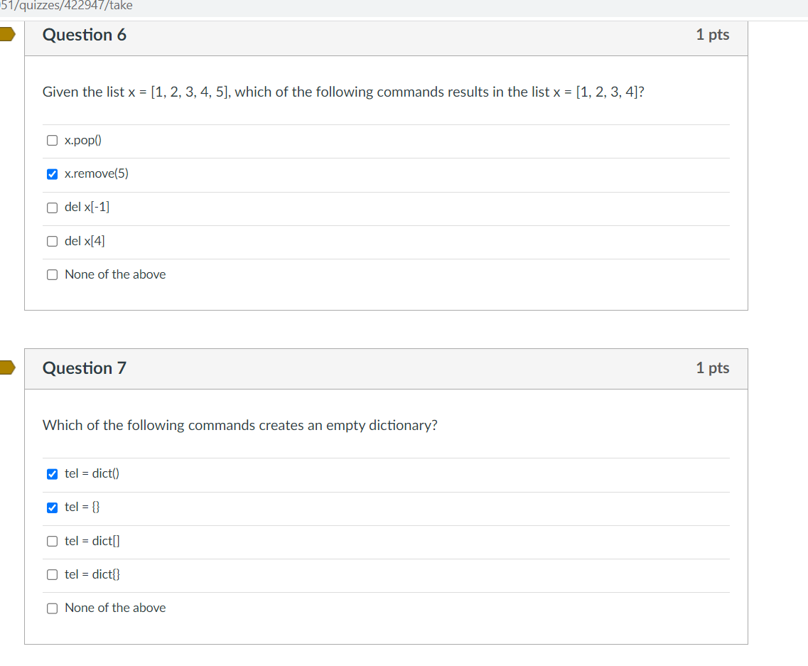 could you check if my answers are correct please | Chegg.com