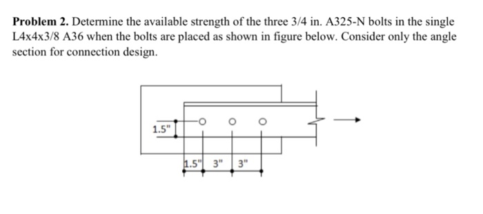 Solved Problem 2. Determine the available strength of the | Chegg.com
