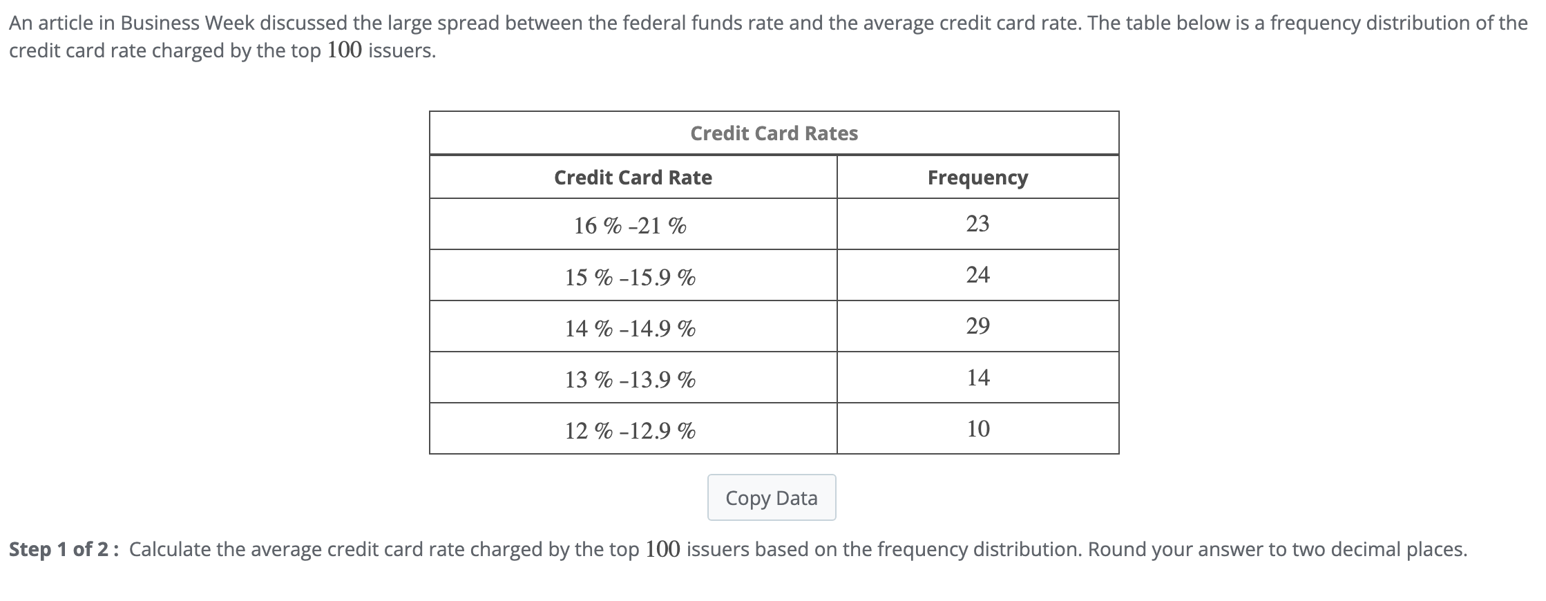 Solved An article in Business Week discussed the large
