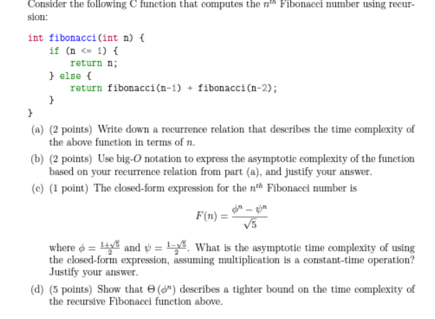 Solved Solve this C language question:Consider the following | Chegg.com