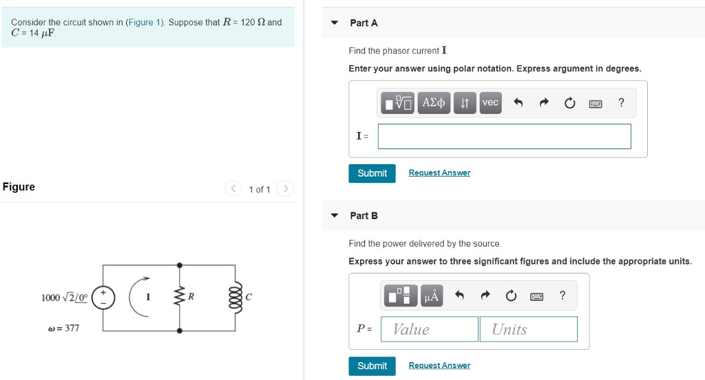 Solved Consider the circuit shown in (Figure 1) Suppose that | Chegg.com