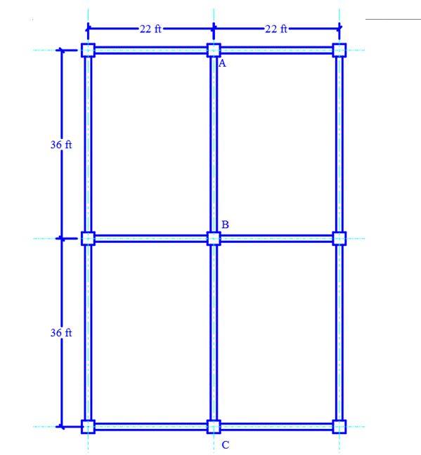 Solved Problem 2 The plan shown below represents a floor | Chegg.com