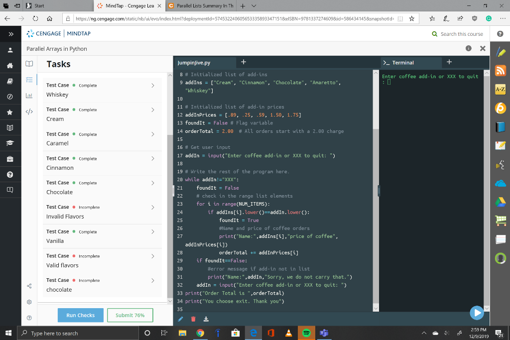 I need help with the above python program I have | Chegg.com