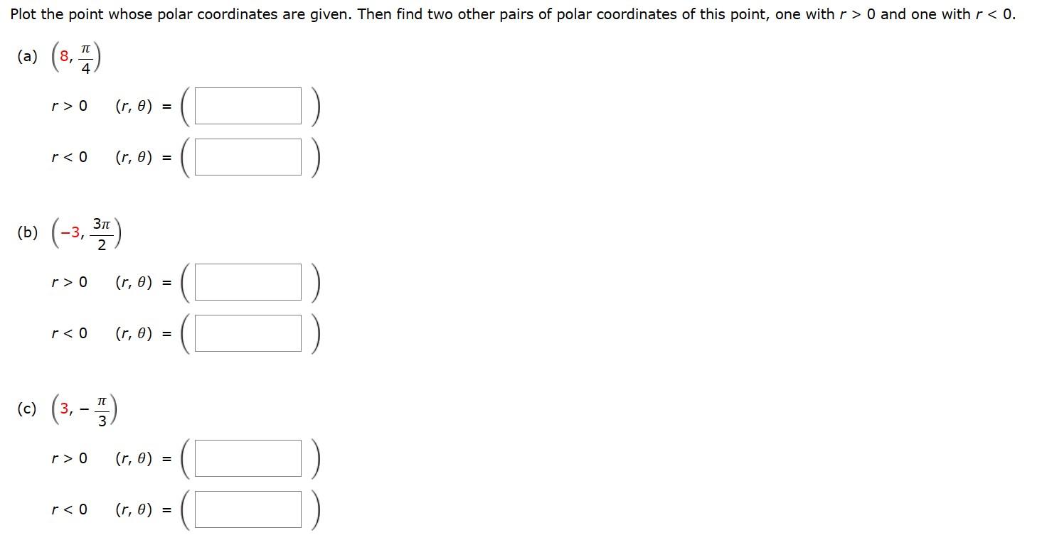 Solved Plot the point whose polar coordinates are given. | Chegg.com