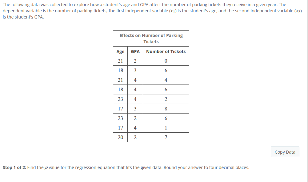 Solved Step 2 Of 2:Determine If A Statistically Significant | Chegg.com