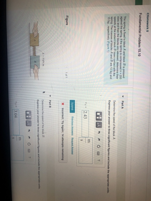 Solved Fundamental Problem 15 10 The Spring Is Fixed To Chegg Solved Fundamental Problem 15 10 The Spring Is Fixed To Chegg