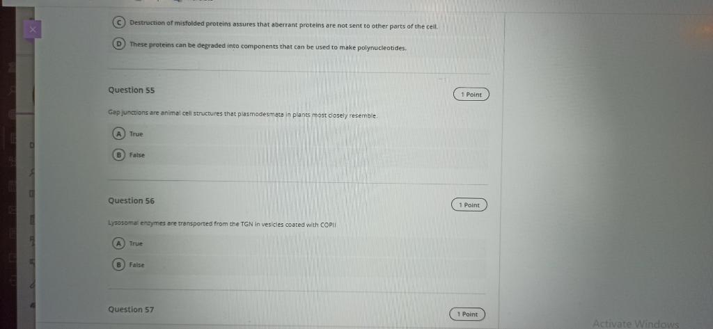 Solved Question 52 1.5 Points You are observing a cel, is | Chegg.com