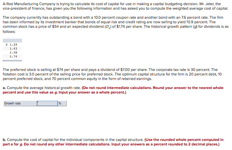Solved A Rod Manufacturing Company Is Trying To Calculate Chegg