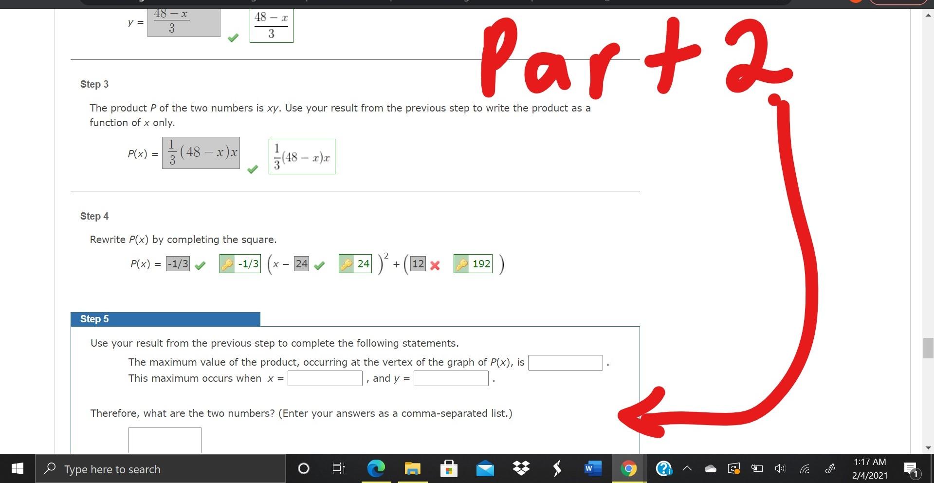 What Two Positive Real Numbers Whose Product Is 73 Have The Smallest Possible Sum