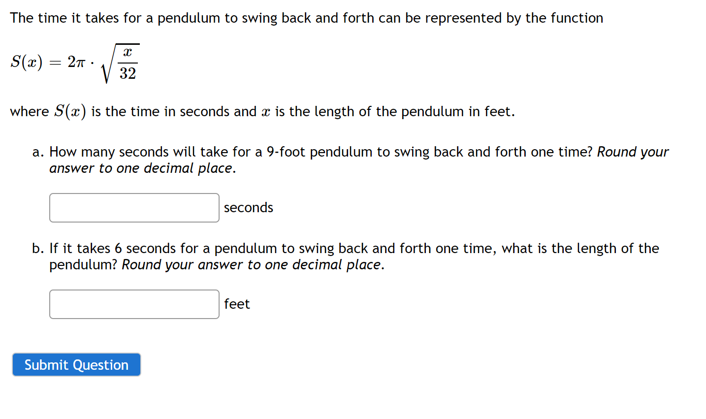 solved-the-time-it-takes-for-a-pendulum-to-swing-back-and-chegg