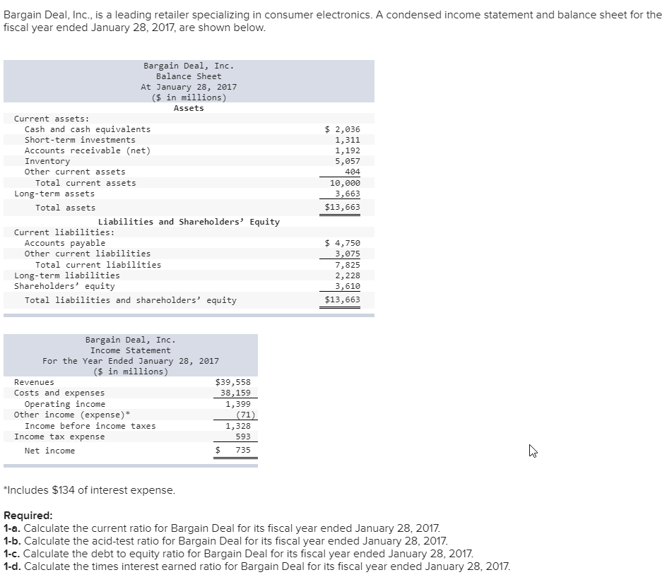 solved-bargain-deal-inc-is-a-leading-retailer-chegg