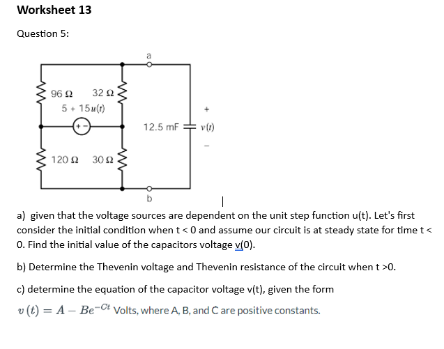 Solved all information is provided, i dont know what else | Chegg.com