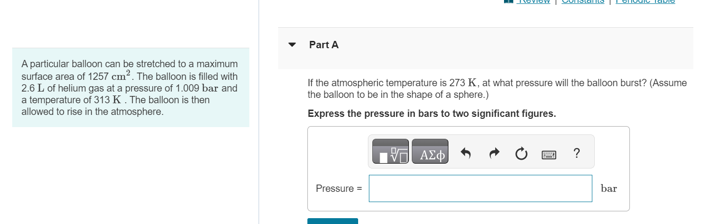 Solved A Particular Balloon Can Be Stretched To A Maximum | Chegg.com