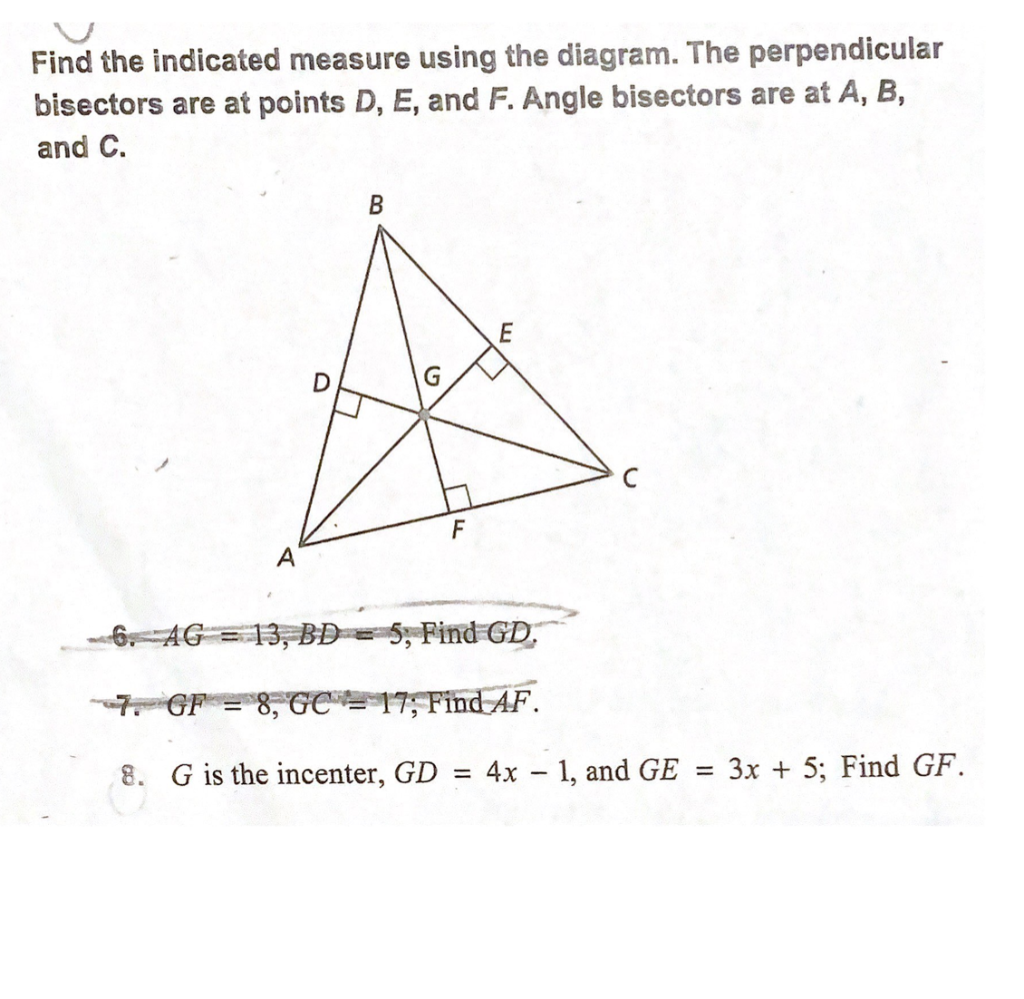 Solved Find the indicated measure using the diagram. The | Chegg.com
