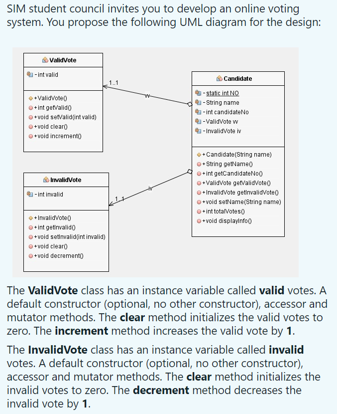 E Voting System Diagrams For Uml