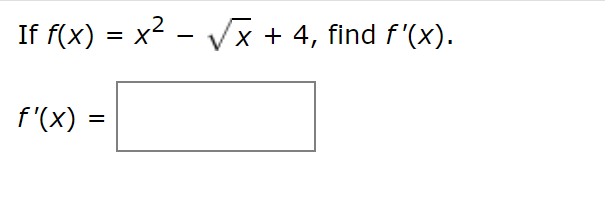 Solved f(x)=x2−x+4 | Chegg.com