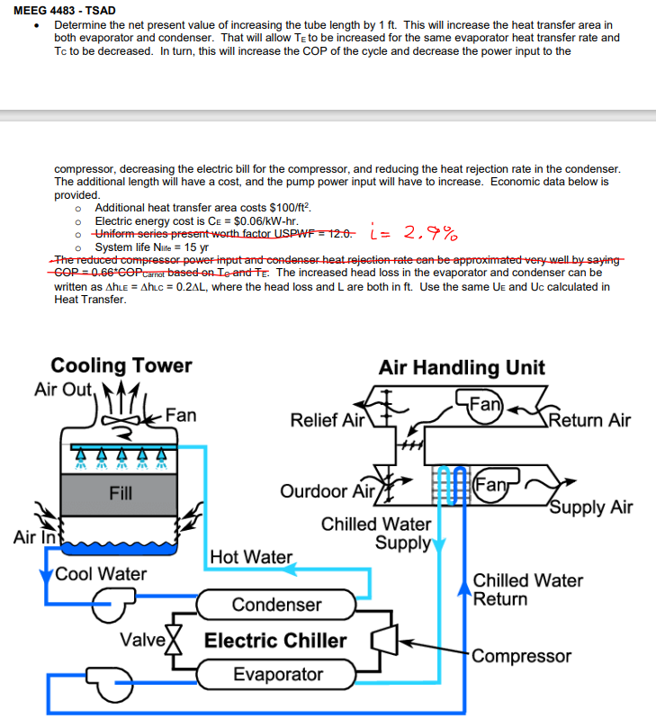 A typical chilled water system is shown below. | Chegg.com