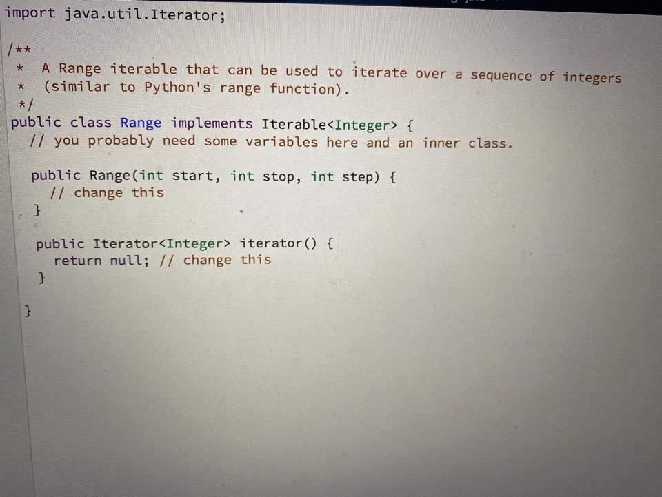 Solved In Java, we typically iterate over a sequence of | Chegg.com