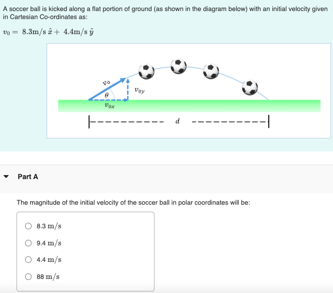 Solved A soccer ball is kicked along a flat portion of