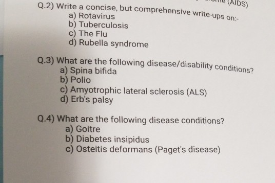 Solved Ime (Ads) Q.2) Write a concise, but comprehensive | Chegg.com