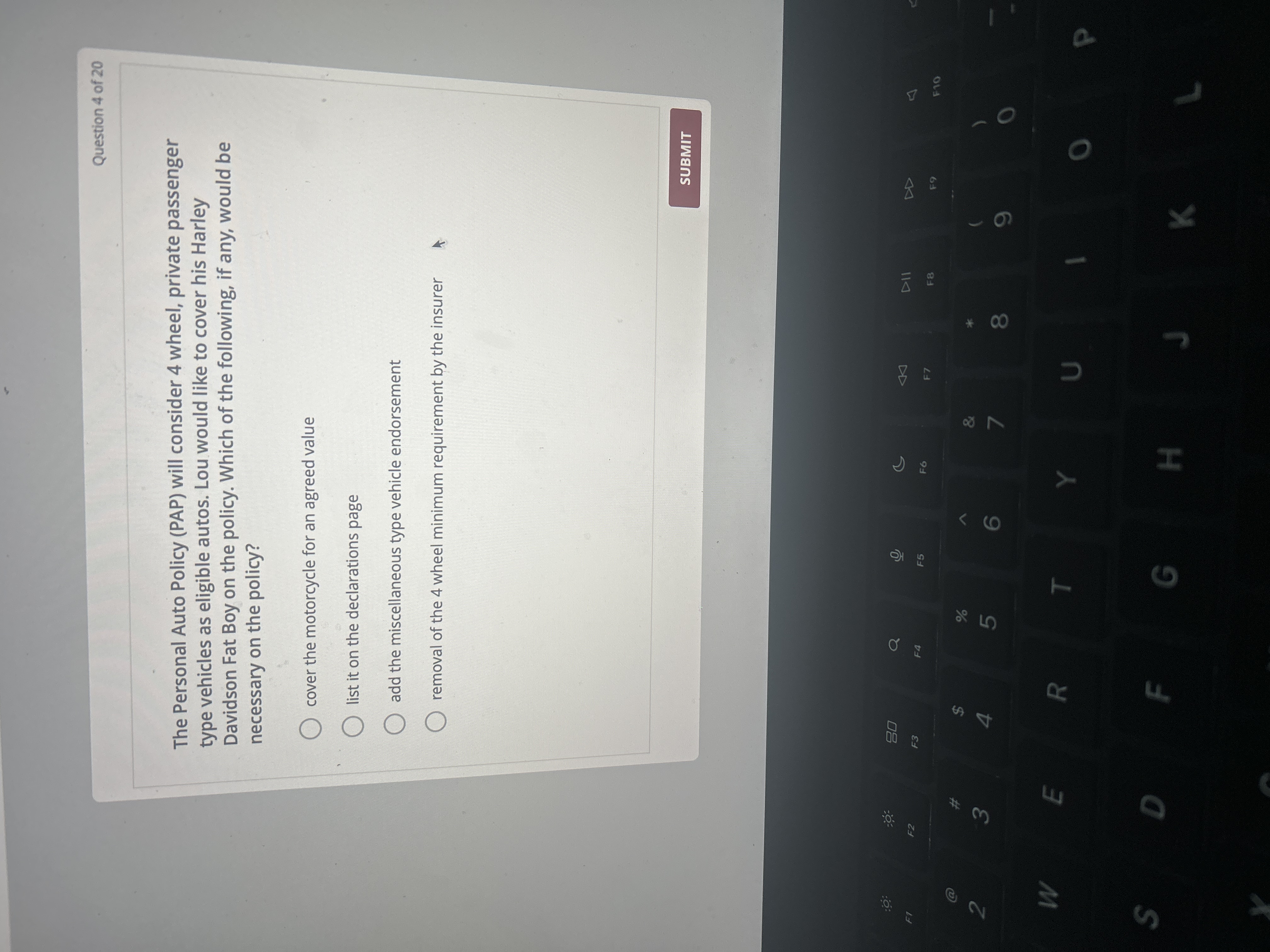 Script For Auto Pap Example Solved The Personal Auto Policy (PAP) will consider 4 | Chegg.com
