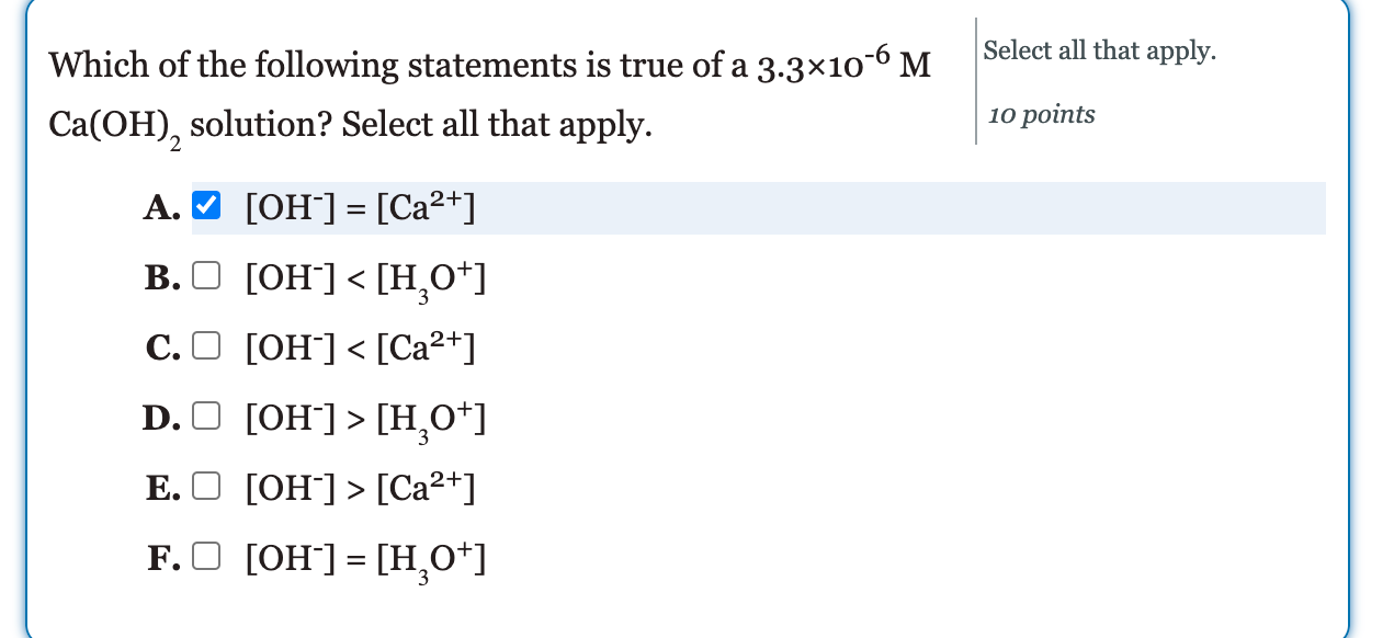 Solved Select all that apply. Which of the following | Chegg.com