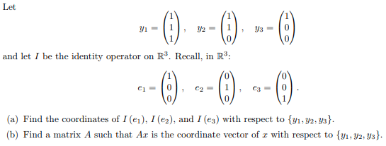 Solved Let \\[ Y_{1}=\\left(\\begin{array}{l} 1 \\\\ 1 \\\\ | Chegg.com