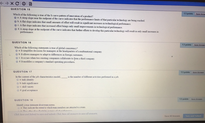 Solved QUESTION 13 Identify a true statement about | Chegg.com