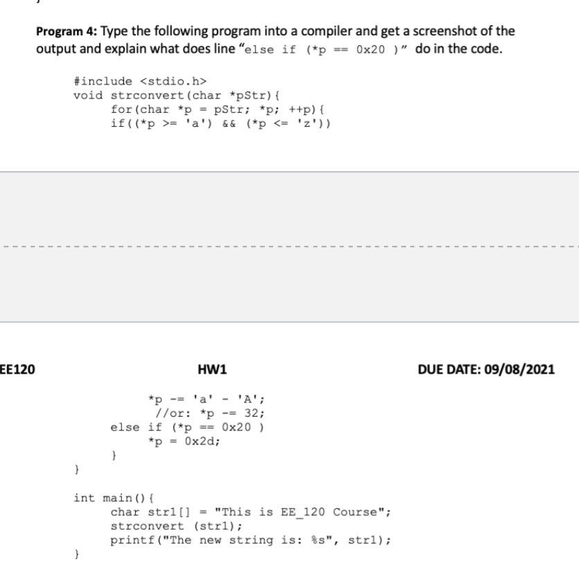 Solved Program 4: Type the following program into a compiler | Chegg.com