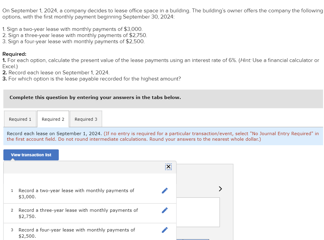 Solved On September 1 2024 A Company Decides To Lease Chegg Com   Phpnf0OXR