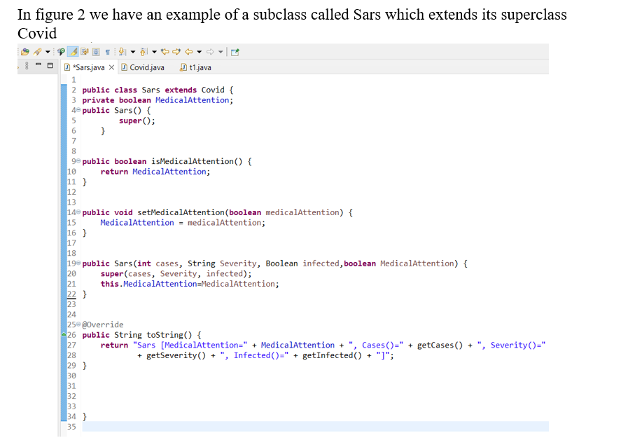 Task 2 Create a subclass based on ad police, the | Chegg.com